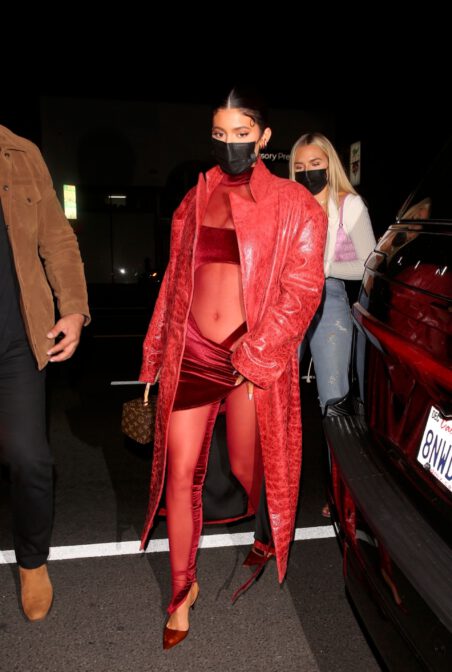 Kylie Jenner Sexy Skimpy Outfit