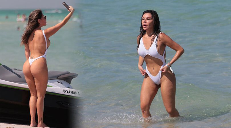 Liziane Gutierrez – Spectacular Body in a Sexy Thong Swimsuit