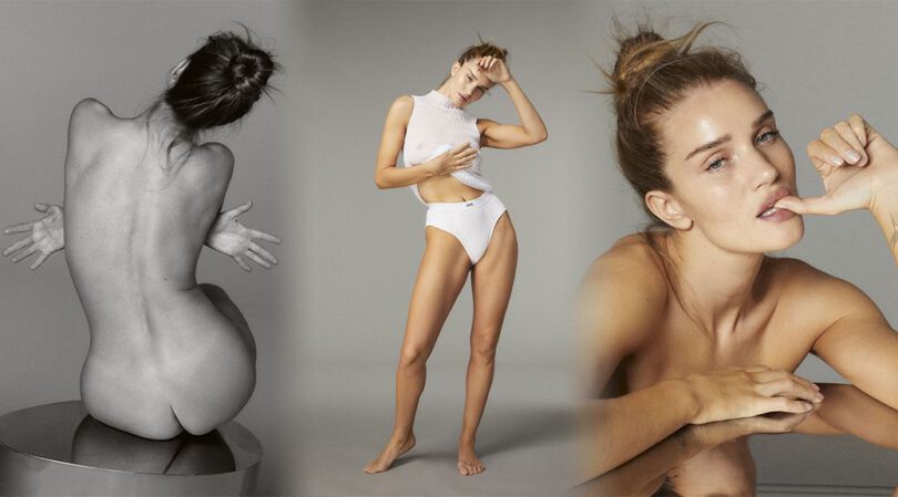 Rosie Huntington-Whiteley – Sexy Naked Ass in Elle UK Magazine Photoshoot (April 2021)