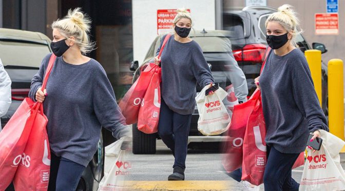 Ariel Winter – Sexy Braless Candids Out in Studio City