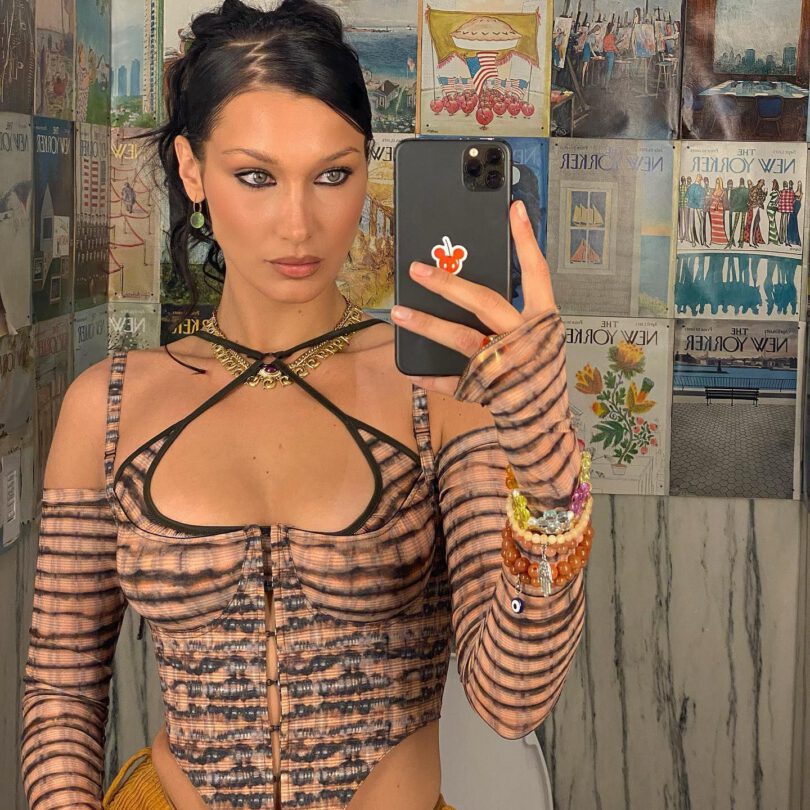 Bella Hadid Sexy Selfie