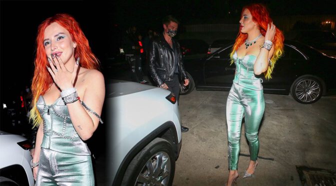 Bella Thorne – Sexy in Tight Pants at No Vacancy in Los Angeles