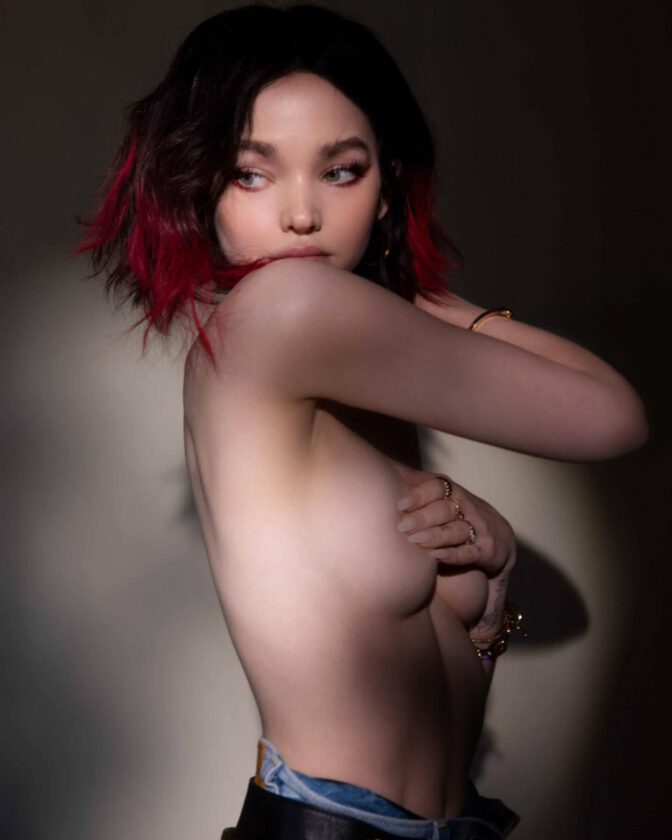 Dove Cameron Topless Photoshoot