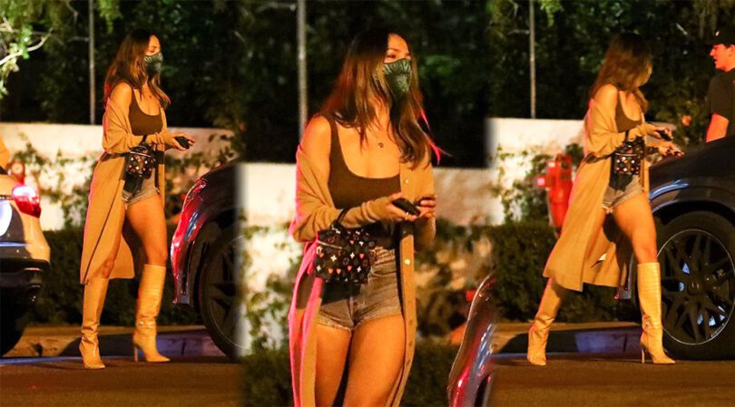 Eiza Gonzalez – Beautiful Legs in Shorts and Boots Out in West Hollywood