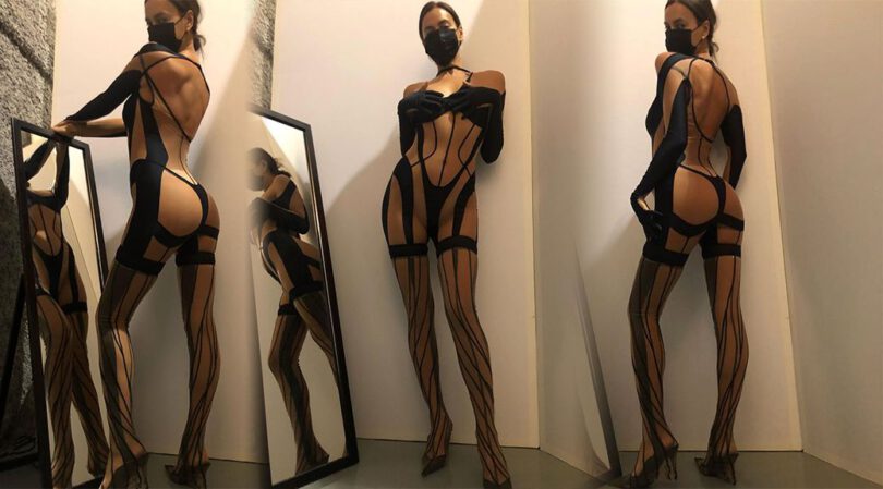 Irina Shayk Wears Only a Mask and Other Sexy Links!