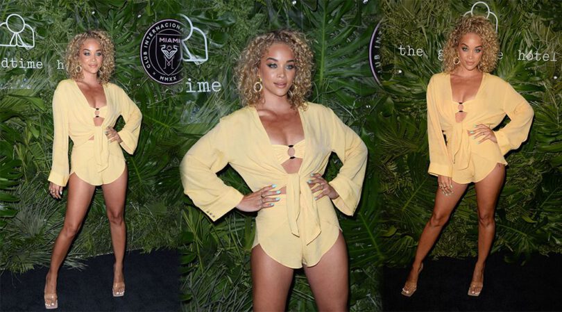 Jasmine Sanders – Stunnin Body at Inter Miami CF Season Opening Party at the Goodtime Hotel in Miami