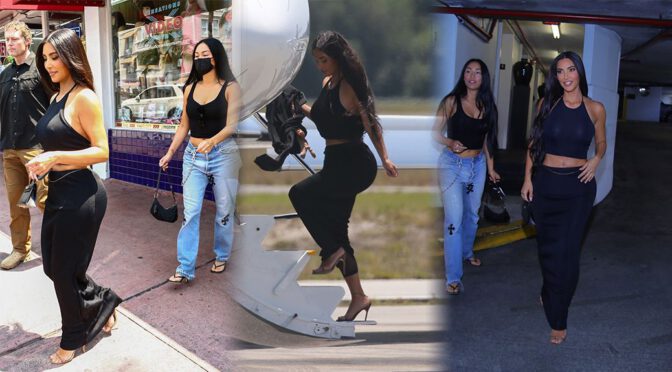 Kim Kardashian Braless Boobs And Big Ass