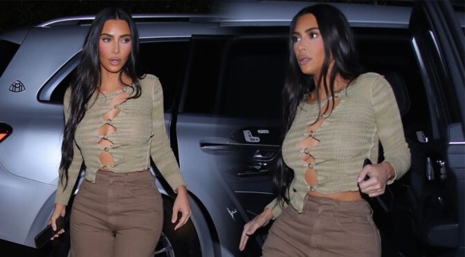 Kim Kardashian Braless Tities