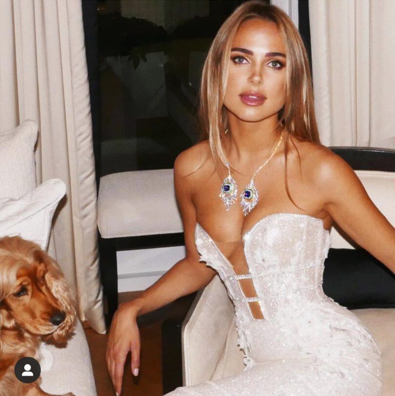 Kimberley Garner Sexy Dress