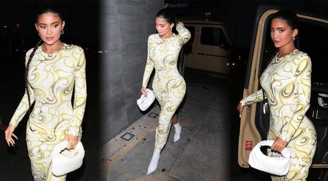 Kylie Jenner – Beautiful Busty Candids at Nobu in West Hollywood