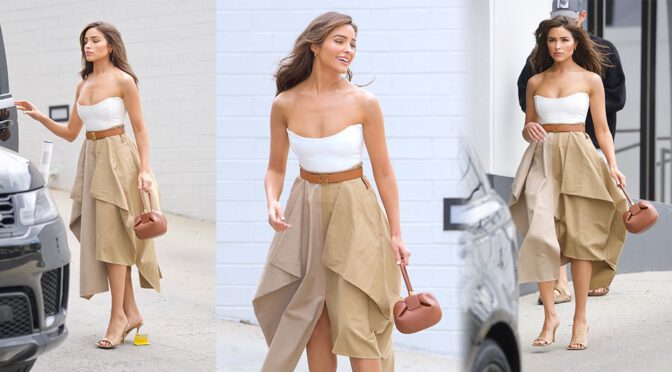 Olivia Culpo Sexy In Beatiful Dress