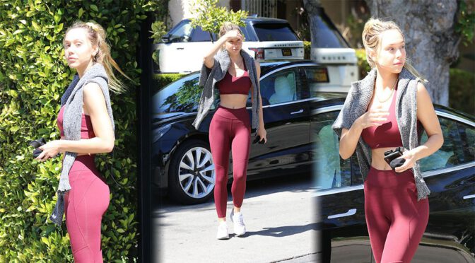 Alexis Ren – Sexy Fit Body in Leggings Out in Los Angeles