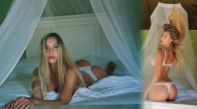 Alexis Ren – Gorgeous Body in Thong Panties and Bra