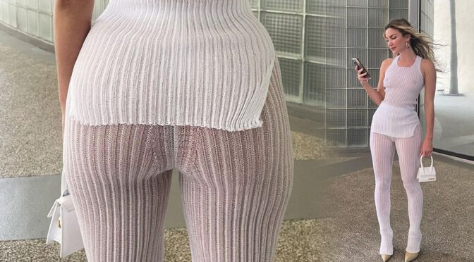 Casi Davis – Beautiful Ass and Boobs in a Sexy Sheer Outfit