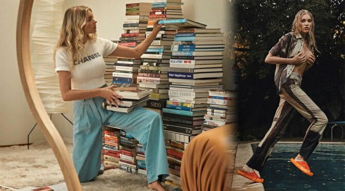 Elsa Hosk – Beautiful in a Topless Photoshoot for Vogue Russia Magazine (May 2021)