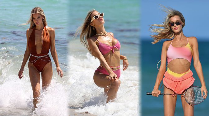 Joy Corrigan – Sexy Toned BOdy in a Bikini Photoshoot on the Beach in Miami