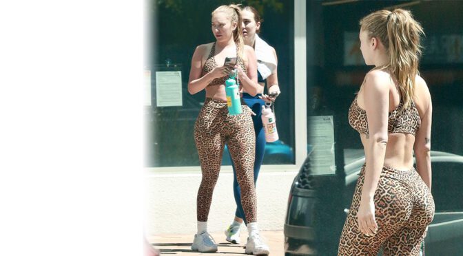 Anastasia Karanikolaou – Spectacular Ass in Tight Leggings Out in Los Angeles