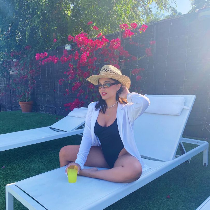 Stella Hudgens Sexy Swimsuit