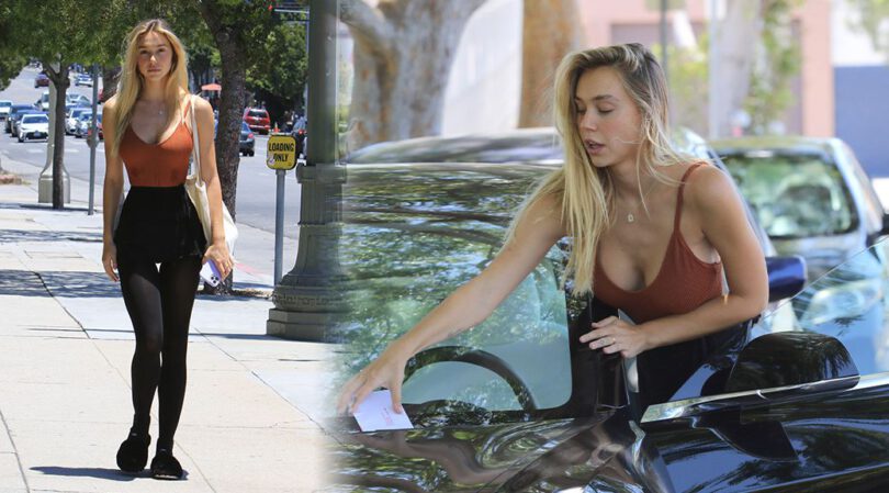 Alexis Ren – Sexy Boobs Out in Los Angeles