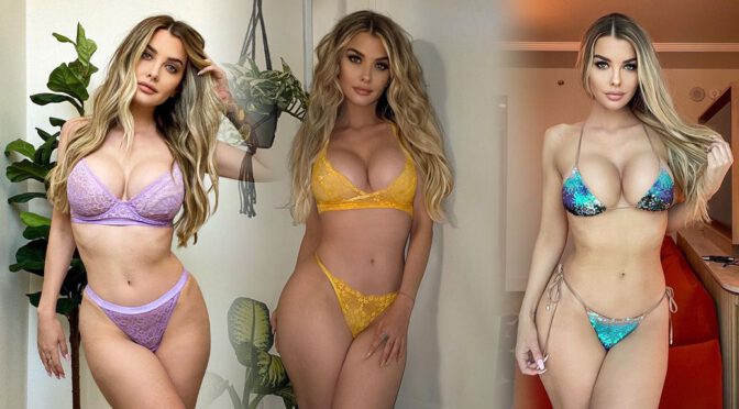 Emily Sears – Fantastic Big Boobs in a Sexy Bikini & Lingerie Pictures