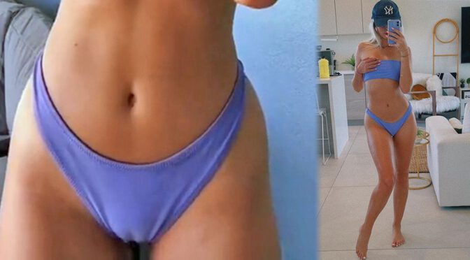 Jordyn Jones – Fantastic Big Cameltoe in a Tiny BIkini (Video)