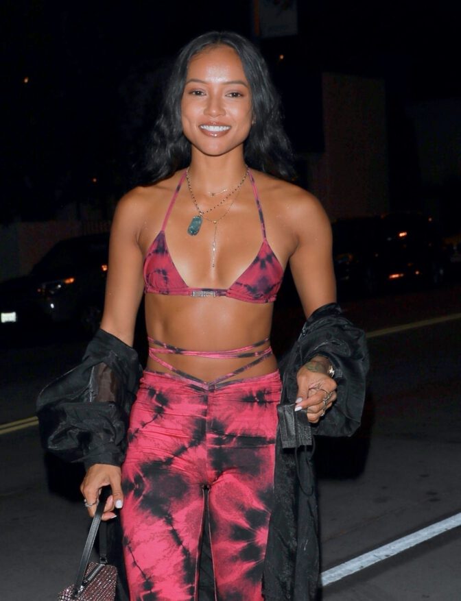Karrueche Tran Sexy In Bra