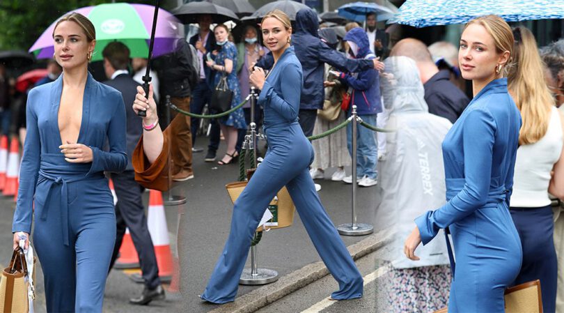Kimberley Garner – Magnificent Ass in Tight Outfit at Wimbledon in London