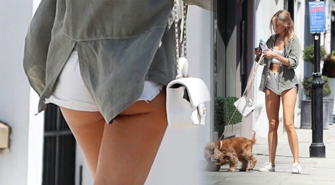Kimberley Garner – Gorgeous Legs and Ass in Shorts Out in London