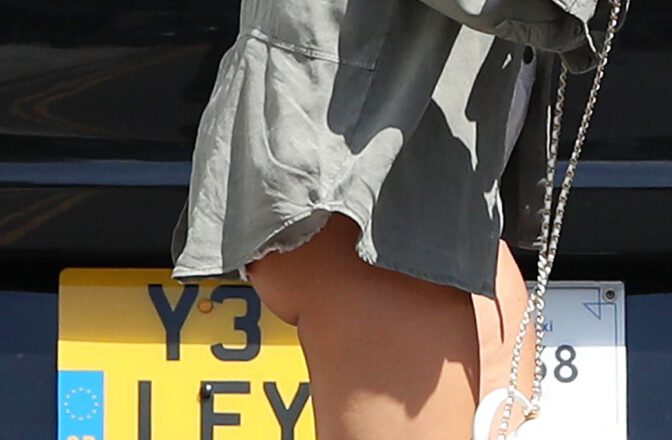 Kimberley Garner In Tiny Shorts
