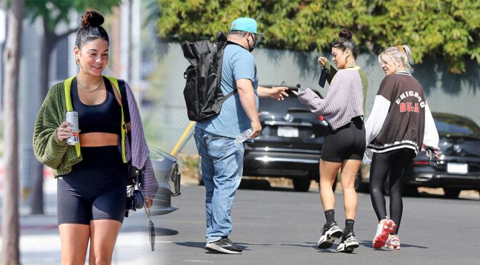Vanessa Hudgens – Sexy Ass in Short Leggings at the Gym in West Hollywood
