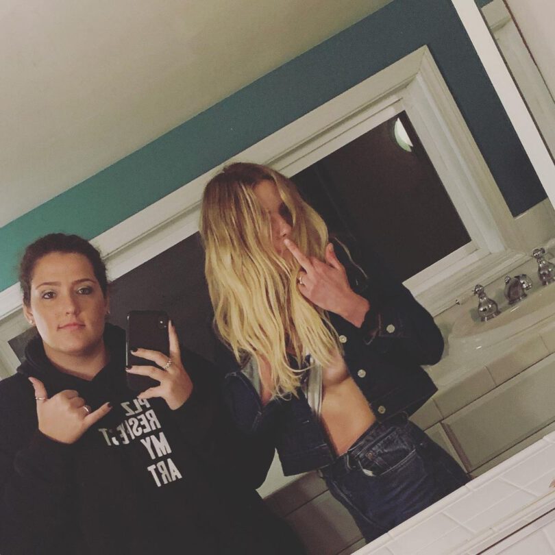 Ashley Benson Braless Underboob