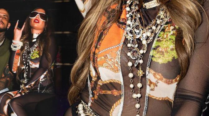 Chanel West Coast – Sexy Boobs and Nipples in a See-Through Outfit