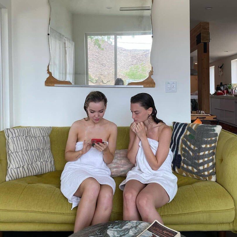 Dove Cameron Sexy In Towel