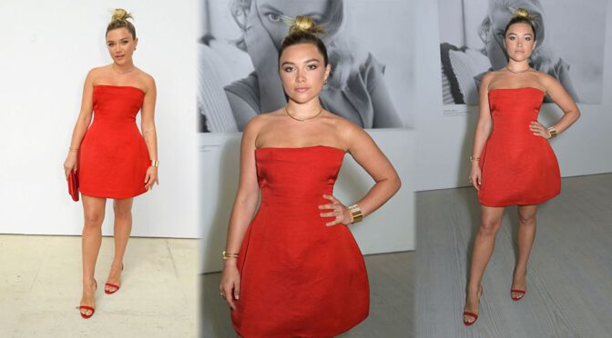 Florence Pugh – Beautiful at “Studio 7 By Cartier” Private View in London