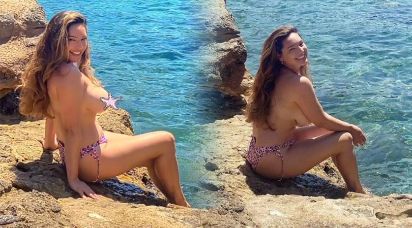 Kelly Brook – Gorgeous Huge Topless Boobs in a Sexy Pictures