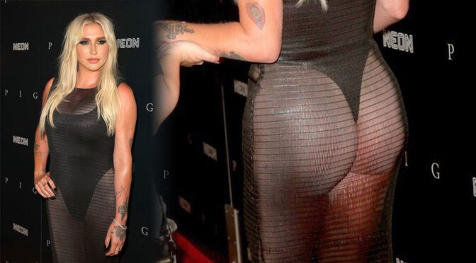 Kesha – Sexy Big Ass at “Pig” Premiere in Los Angeles