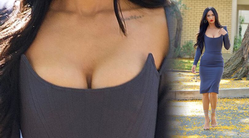 Megan Fox – Sexy Cleavage at “Jimmy Kimmel Live” in Hollywood