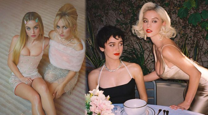 Sydney Sweeney & Maude Apatow – Gorgeous Boobs in a Sexy Photoshoot by David Bates