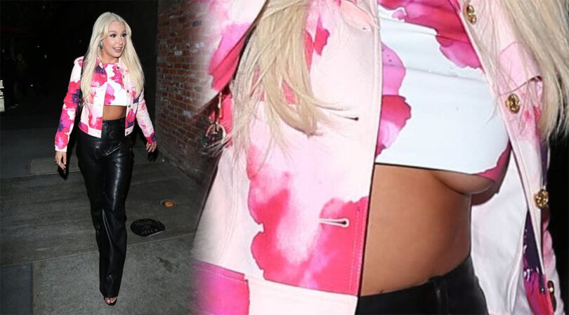 Tana Mongeau – Sexy Braless Underboobs at TAO in Los Angeles