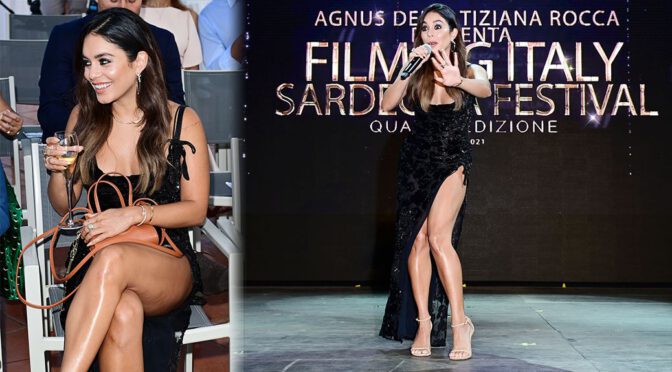 Vanessa Hudgens – Beautiful Legs at “Filming Italy Festival” in Santa Margherita di Pula