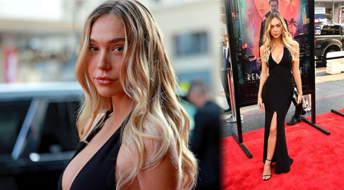 Alexis Ren – Stunning Body in Black Dress at “Reminiscence” Premiere in Hollywood
