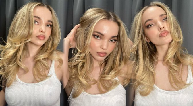 Dove Cameron Beautiful Braless Portraits