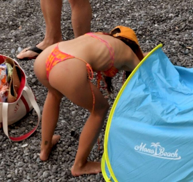 Emily Ratajkowski In Thong Bikini