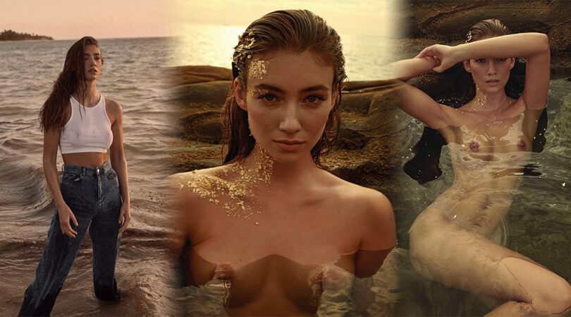 Lorena Rae – Beautiful Boobs and Nipples in a Topless Photoshoot (NSFW)