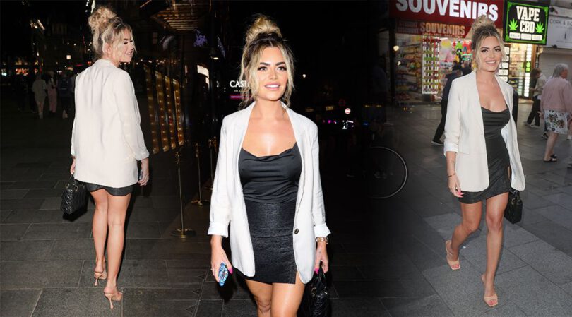 Megan Barton-Hanson – Sexy Little Black Dress at Magic Mike Live VIP Night in London