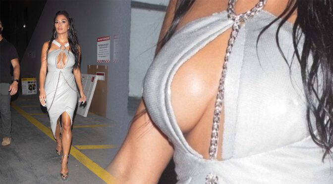 Nicole Scherzinger – Fantastic Boobs in Big Cleavage Out in Los Angeles