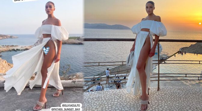 Olivia Culpo – Gorgeous Legs in a Sexy Pantyless Photoshoot