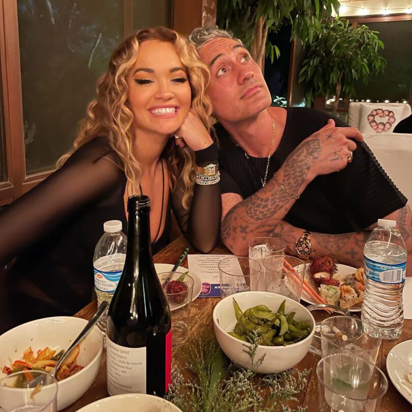 Rita Ora Sexy See Through Dress