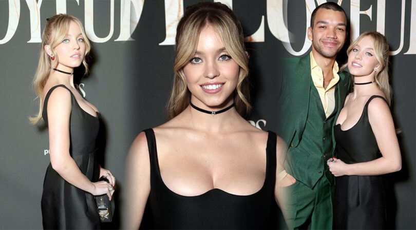 Sydney Sweeney – Sexy Boobs in Black Dress “The Voyeurs” Premiere in Los Angeles