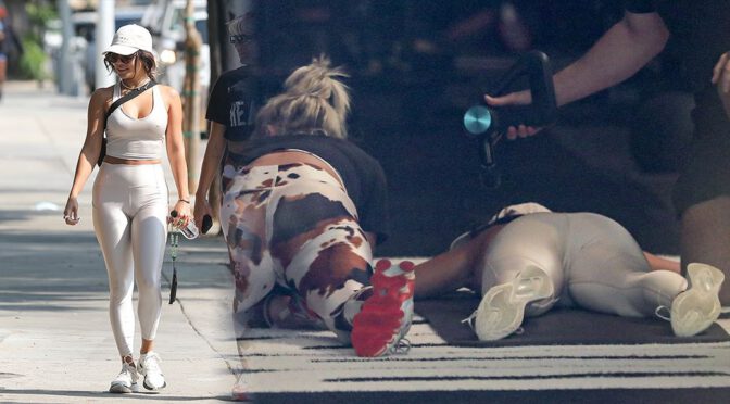 Vanessa Hudgens Sexy Ass And Pokies In Gym